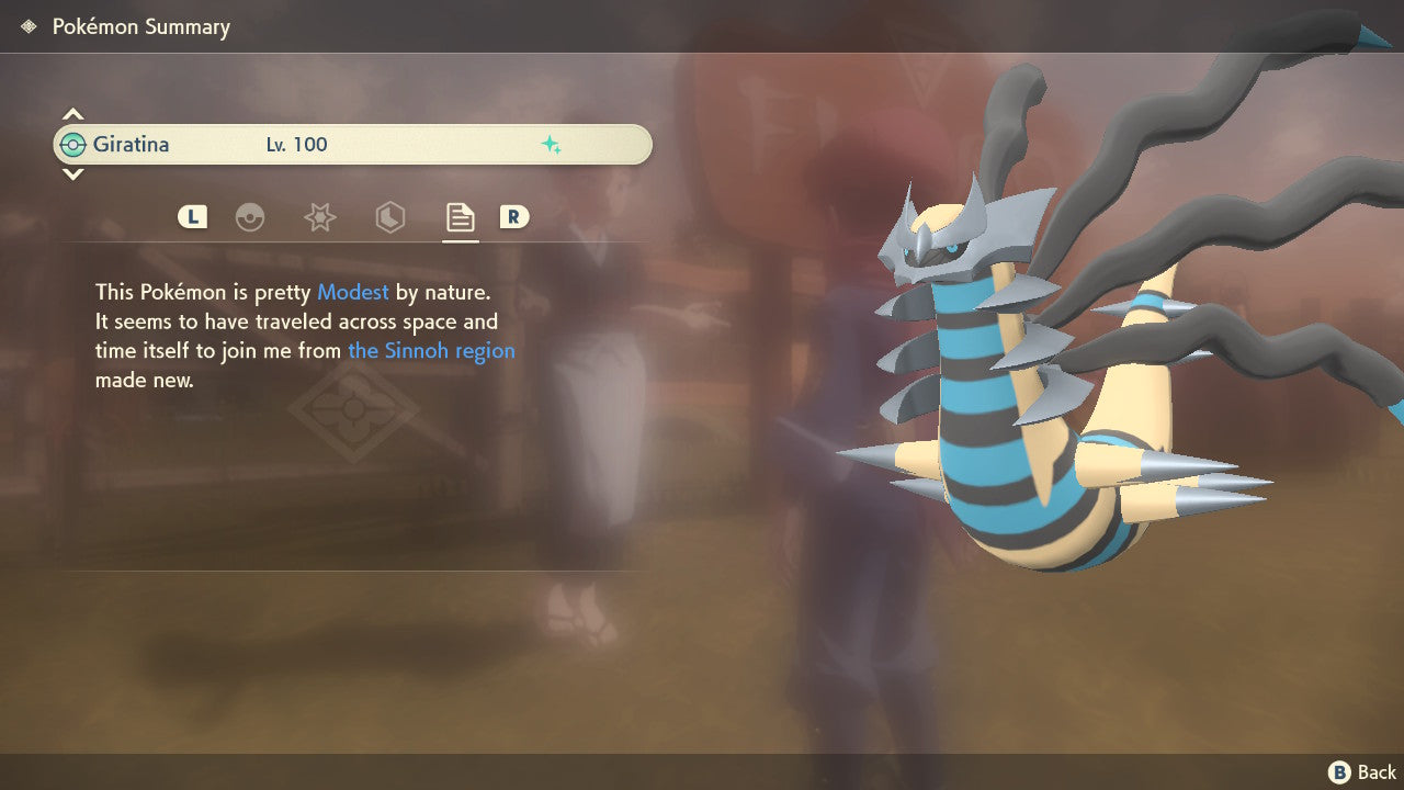 Pokemon Legends Arceus Shiny Giratina Origin Form Max Effort Levels 6IV-EV Trained - Pokemon4Ever