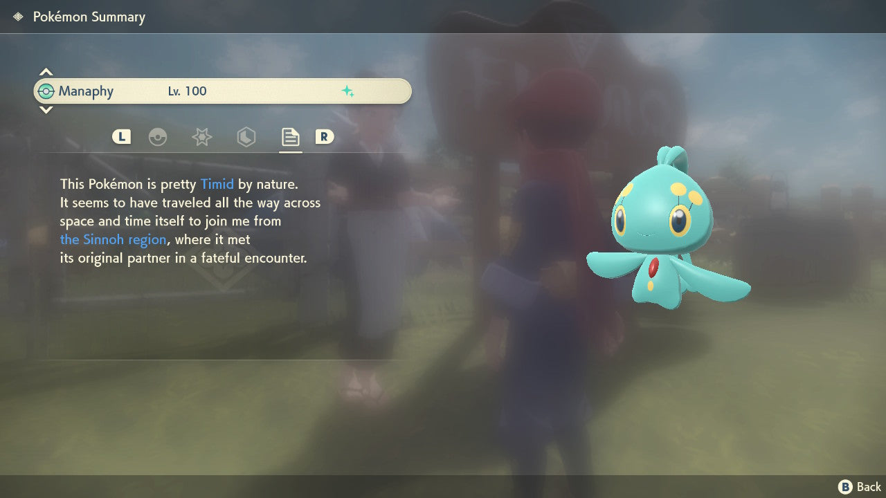 Pokemon Legends Arceus Shiny Manaphy Max Effort Levels 6IV-EV Trained - Pokemon4Ever