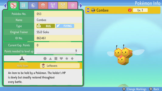 Pokemon Brilliant Diamond and Shining Pearl Combee 6IV-EV Trained - Pokemon4Ever