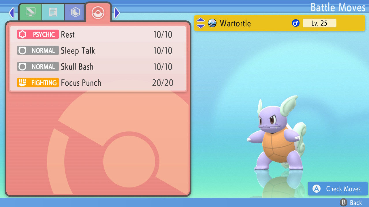 Pokemon Brilliant Diamond and Shining Pearl Wartortle 6IV-EV Trained - Pokemon4Ever