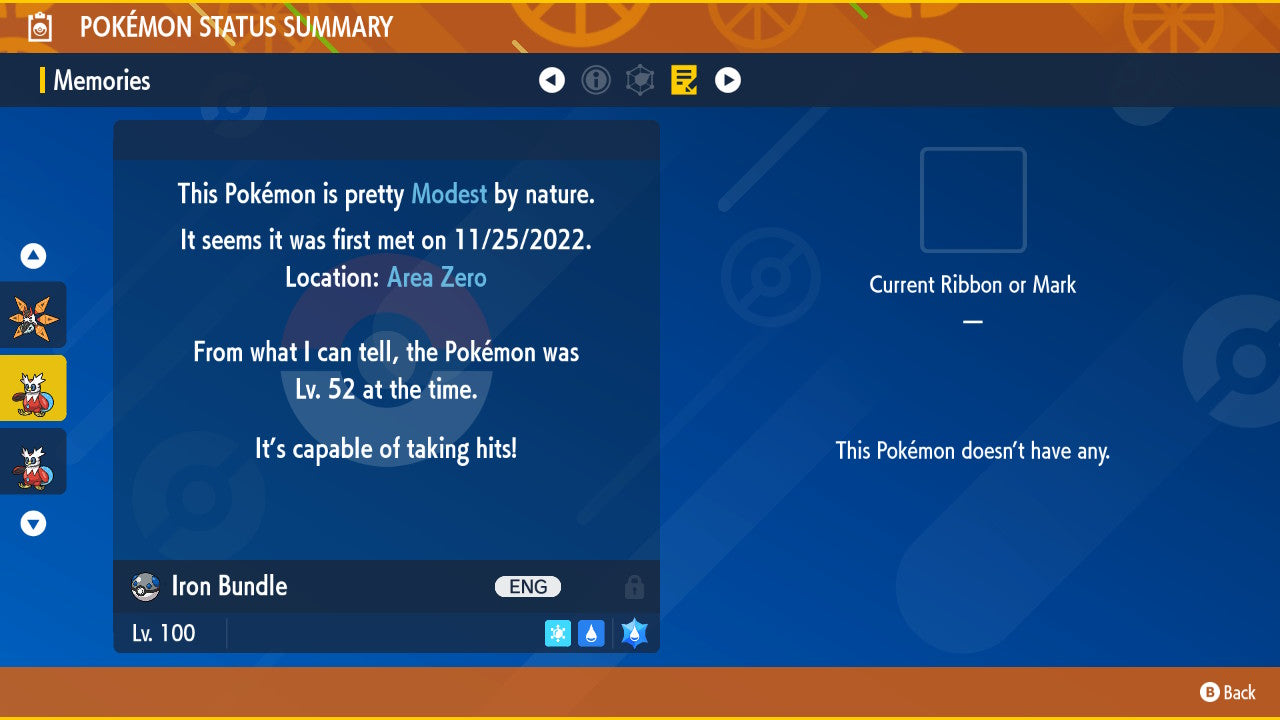 Pokemon Scarlet and Violet Iron Bundle 6IV-EV Trained - Pokemon4Ever