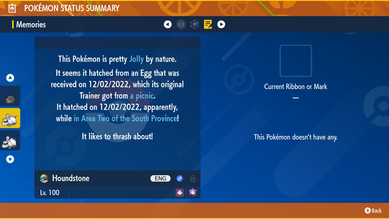 Pokemon Scarlet and Violet Houndstone 6IV-EV Trained - Pokemon4Ever