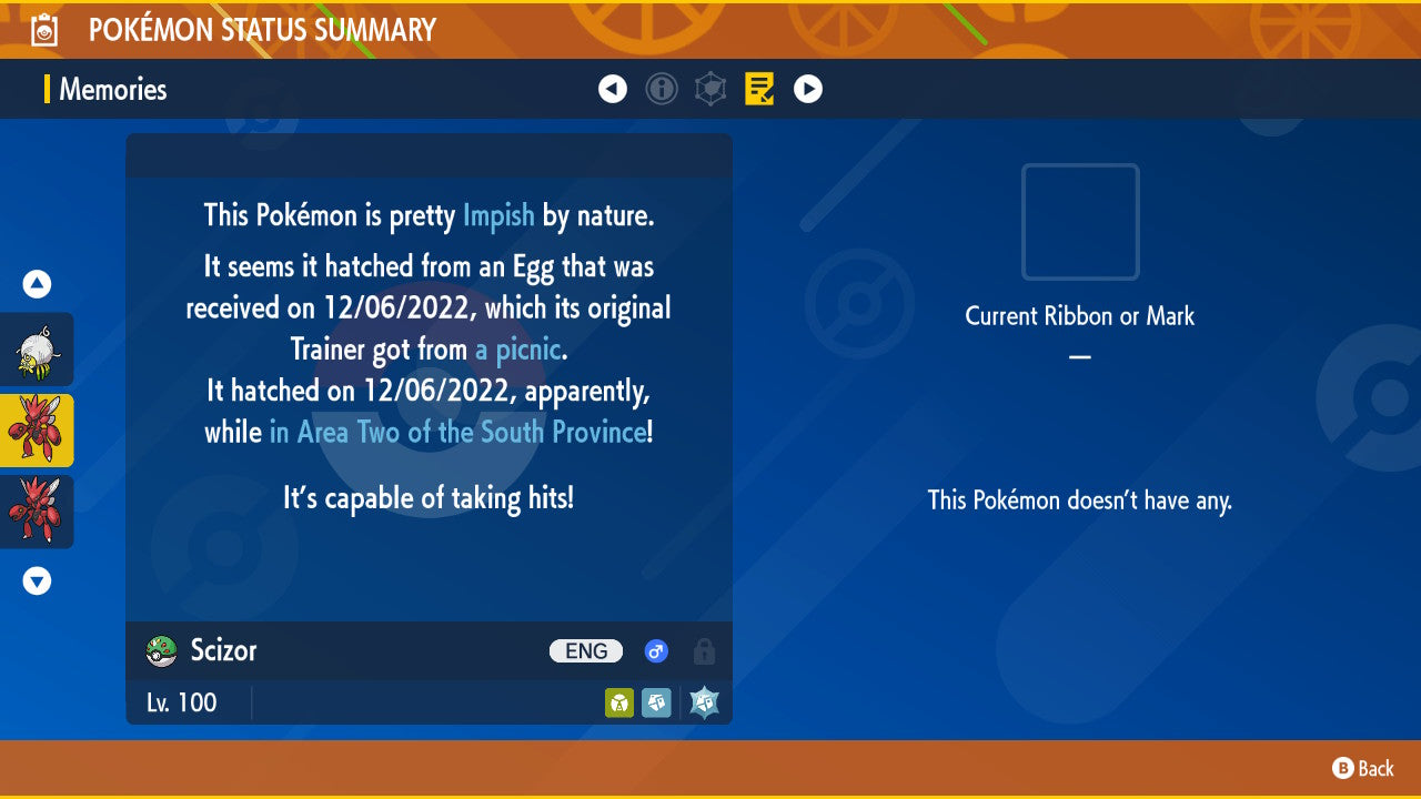 Pokemon Scarlet and Violet Shiny Scizor 6IV-EV Trained - Pokemon4Ever