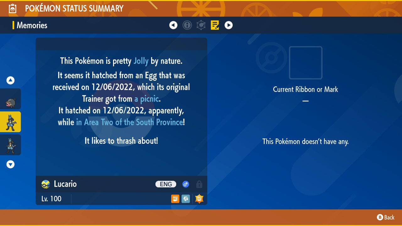 Pokemon Scarlet and Violet Lucario 6IV-EV Trained - Pokemon4Ever