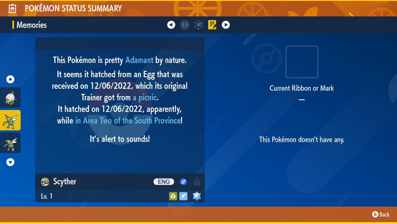 Pokemon Scarlet and Violet Scyther 6IV-EV Trained - Pokemon4Ever