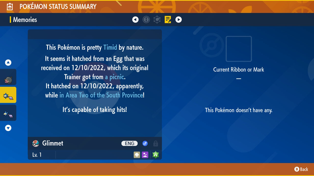 Pokemon Scarlet and Violet Glimmet 6IV-EV Trained - Pokemon4Ever