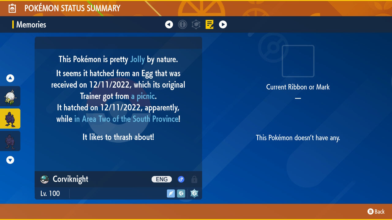 Pokemon Scarlet and Violet Corviknight 6IV-EV Trained - Pokemon4Ever
