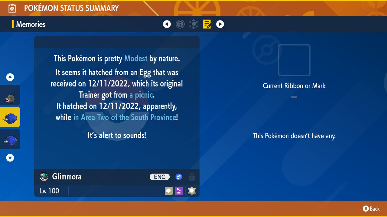 Pokemon Scarlet and Violet Glimmora 6IV-EV Trained - Pokemon4Ever