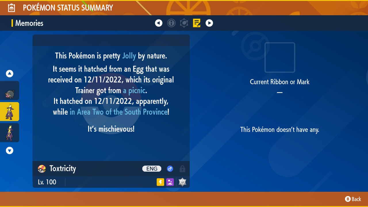 Pokemon Scarlet and Violet Shiny Toxtricity 6IV-EV Trained - Pokemon4Ever