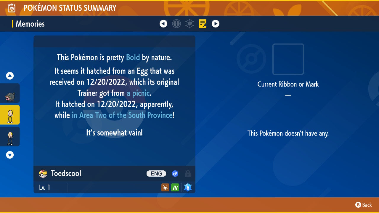 Pokemon Scarlet and Violet Toedscool 6IV-EV Trained - Pokemon4Ever