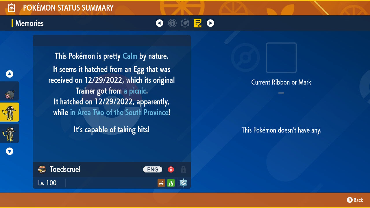 Pokemon Scarlet and Violet Shiny Toedscruel 6IV-EV Trained - Pokemon4Ever