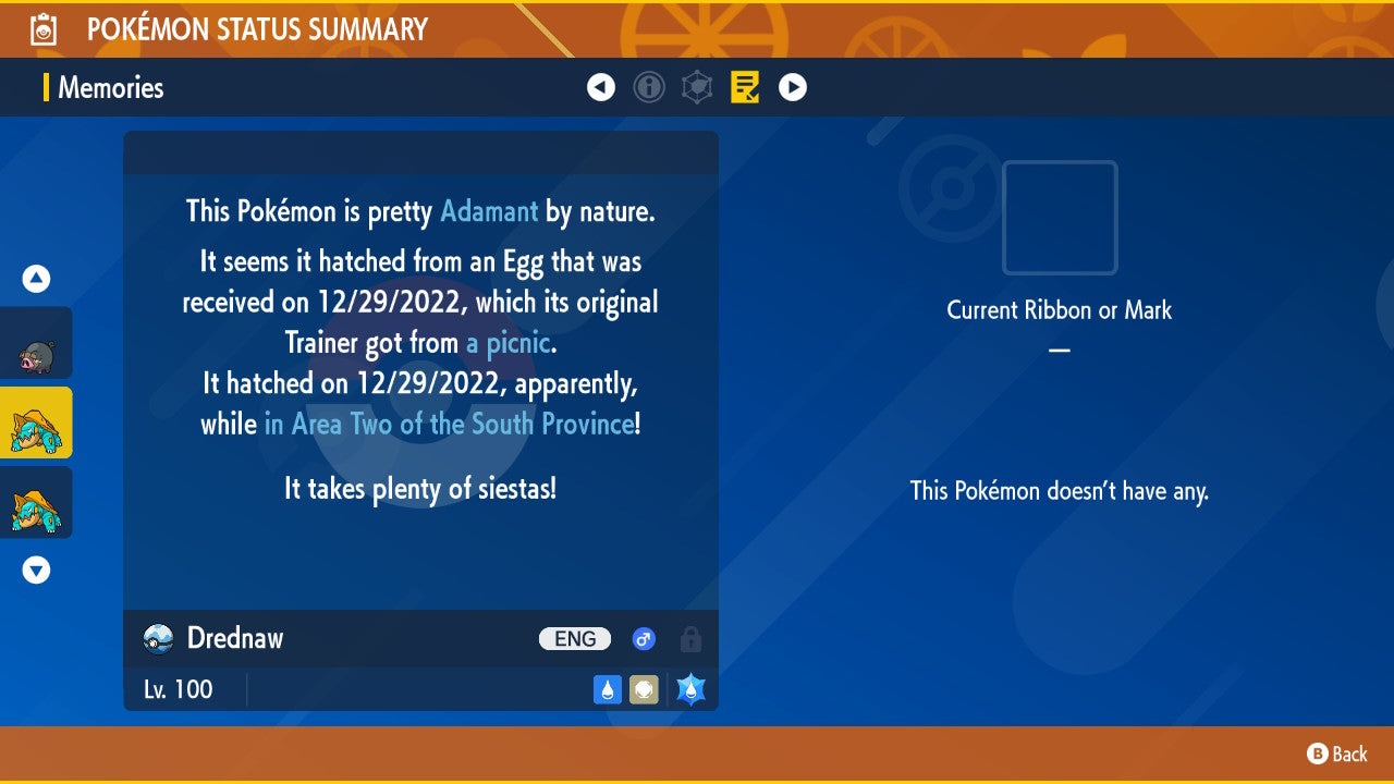 Pokemon Scarlet and Violet Drednaw 6IV-EV Trained - Pokemon4Ever