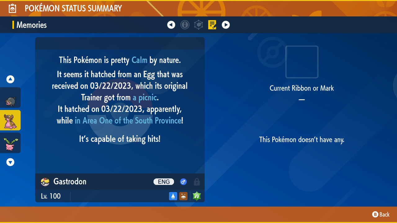 Pokemon Scarlet and Violet Shiny Gastrodon-West 6IV-EV Trained - Pokemon4Ever