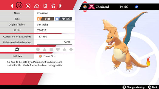 Pokemon Sword and Shield Gigantamax Charizard 6IV-EV Trained - Pokemon4Ever