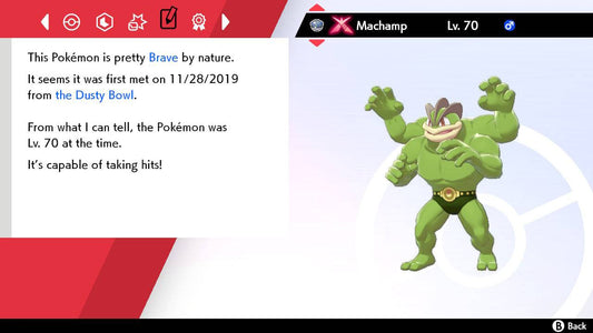Pokemon Sword and Shield Ultra Shiny Gigantamax Machamp 6IV-EV Trained - Pokemon4Ever