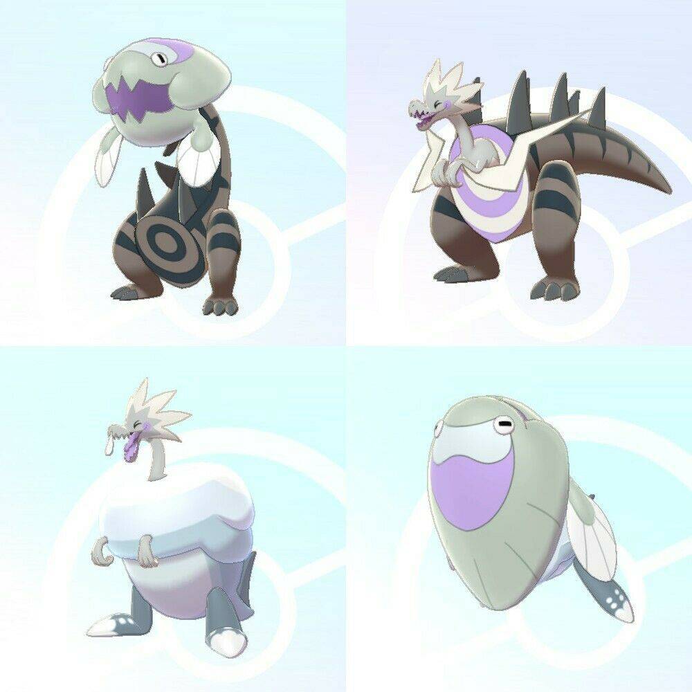 Pokemon Sword and Shield Shiny Galarian Fossil Bundle 6IV-EV Trained - Pokemon4Ever
