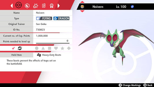 Pokemon Sword and Shield Shiny Noivern 6IV-EV Trained - Pokemon4Ever