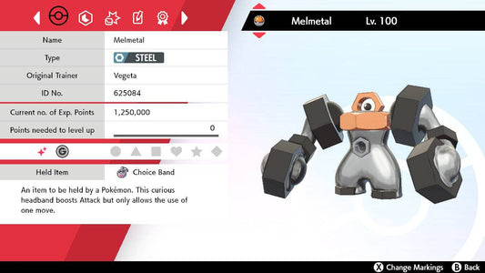 Pokemon Sword and Shield Ultra Shiny Melmetal 6IV-EV Trained - Pokemon4Ever