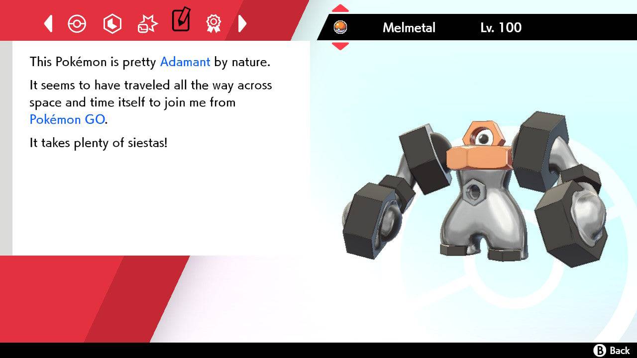 Pokemon Sword and Shield Ultra Shiny Melmetal 6IV-EV Trained - Pokemon4Ever