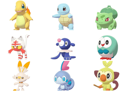 Pokemon Sword and Shield Starter Bundle 6IV-EV Trained - Pokemon4Ever