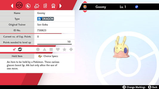 Pokemon Sword and Shield Shiny Goomy 6IV-EV Trained - Pokemon4Ever