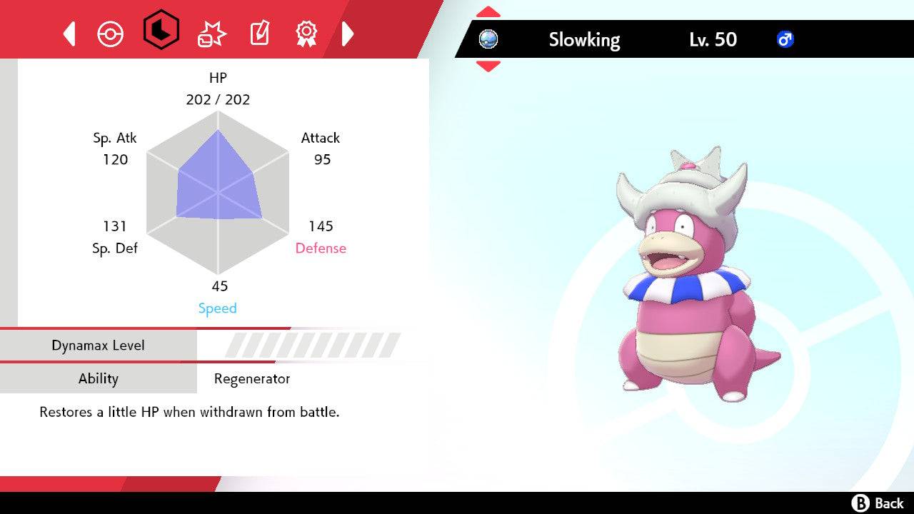 Pokemon Sword and Shield Ultra Shiny Slowking 6IV-EV Trained - Pokemon4Ever