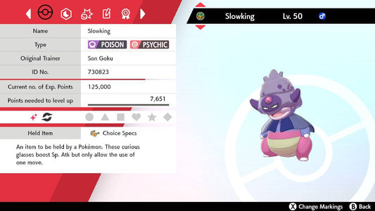 Pokemon Sword and Shield Shiny Galarian Slowking 6IV-EV Trained - Pokemon4Ever