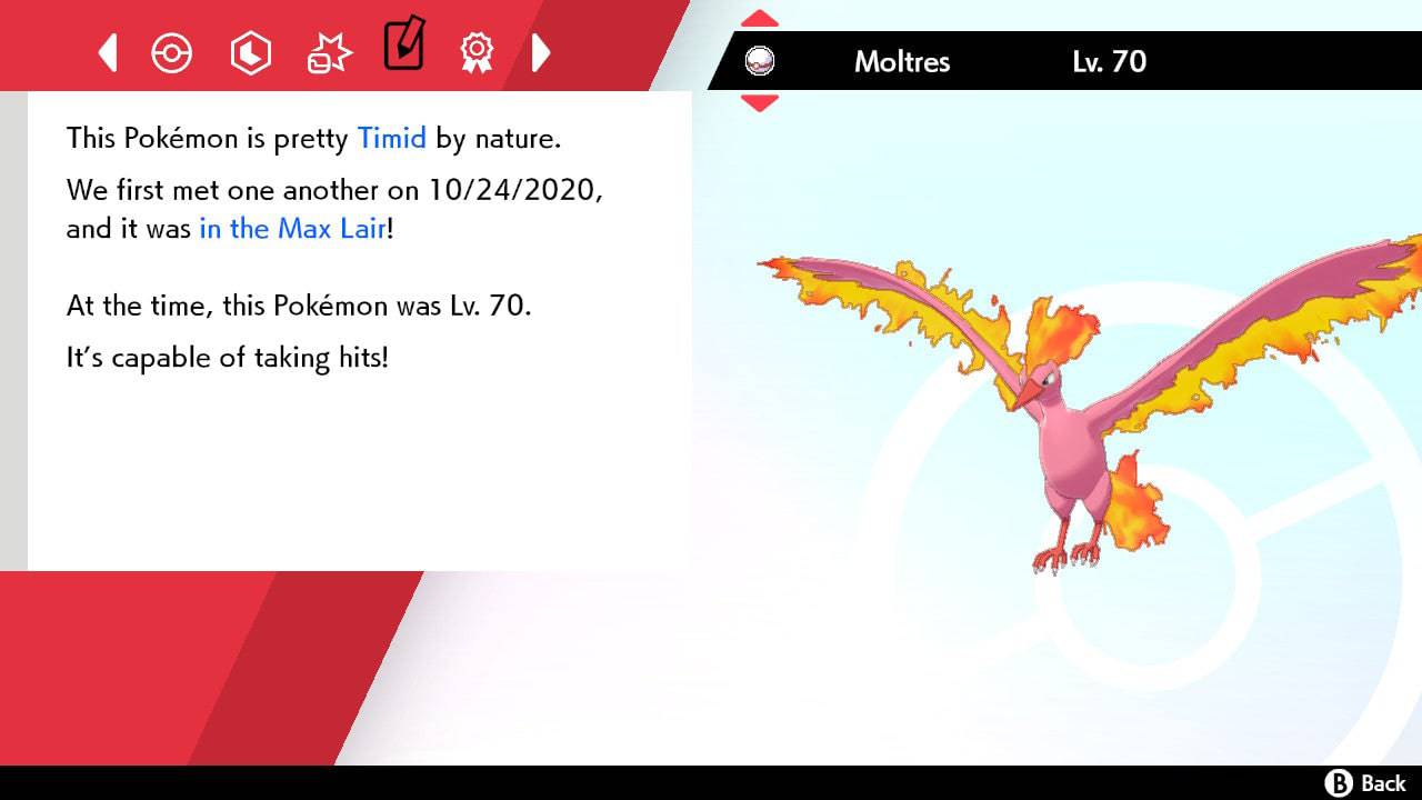 Pokemon Sword and Shield Shiny Moltres 6IV-EV Trained - Pokemon4Ever