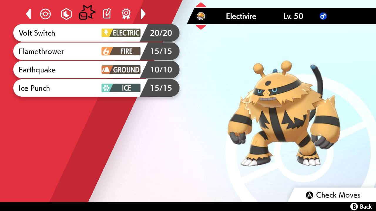 Pokemon Sword and Shield Ultra Shiny Electivire 6IV-EV Trained - Pokemon4Ever