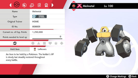 Pokemon Sword and Shield Gigantamax Melmetal 6IV-EV Trained - Pokemon4Ever