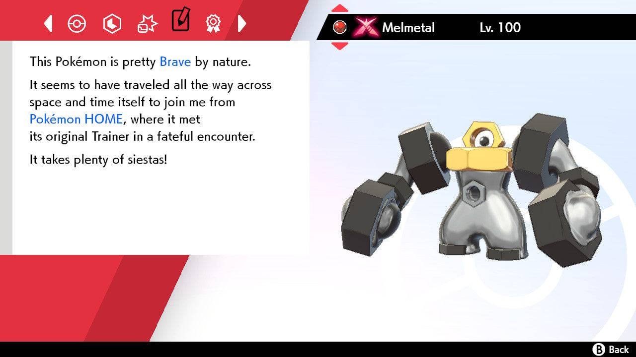 Pokemon Sword and Shield Gigantamax Melmetal 6IV-EV Trained - Pokemon4Ever