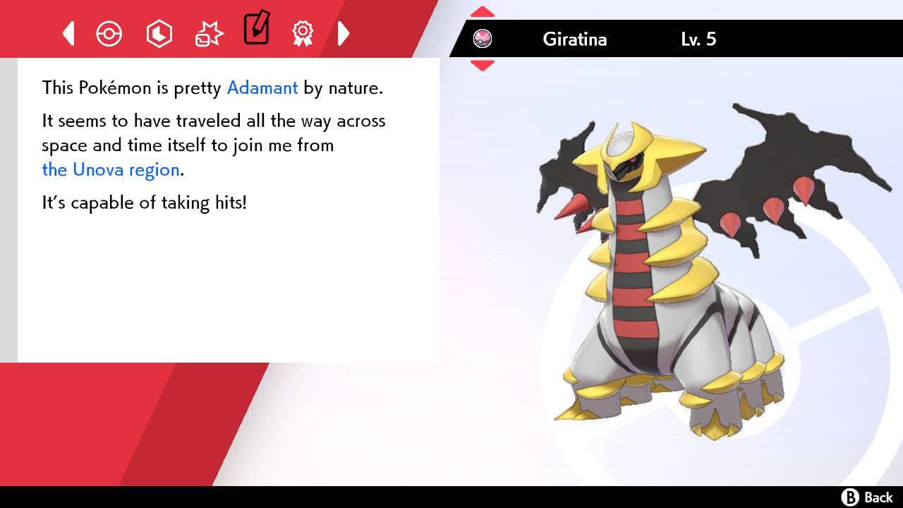 Pokemon Sword and Shield Giratina 6IV-EV Trained - Pokemon4Ever