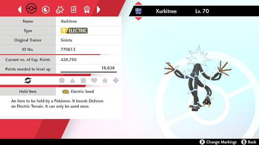 Pokemon Sword and Shield Xurkitree 6IV-EV Trained - Pokemon4Ever