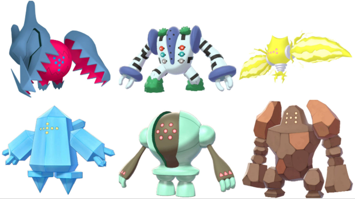 Pokemon Sword and Shield Regi Bundle 6IV-EV Trained - Pokemon4Ever