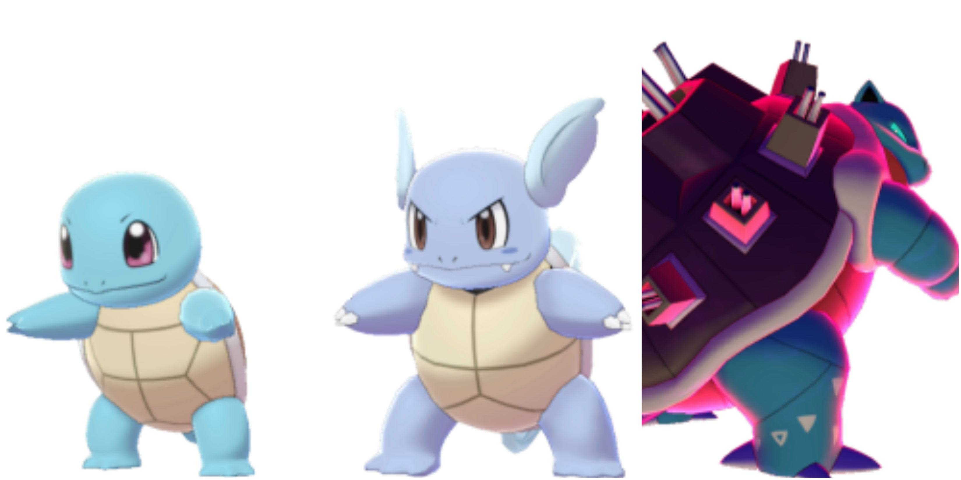 squirtle evolutions
