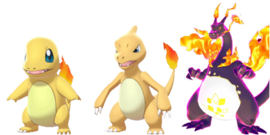 Pokemon Sword and Shield Charmander Evolution Bundle 6IV-EV Trained - Pokemon4Ever