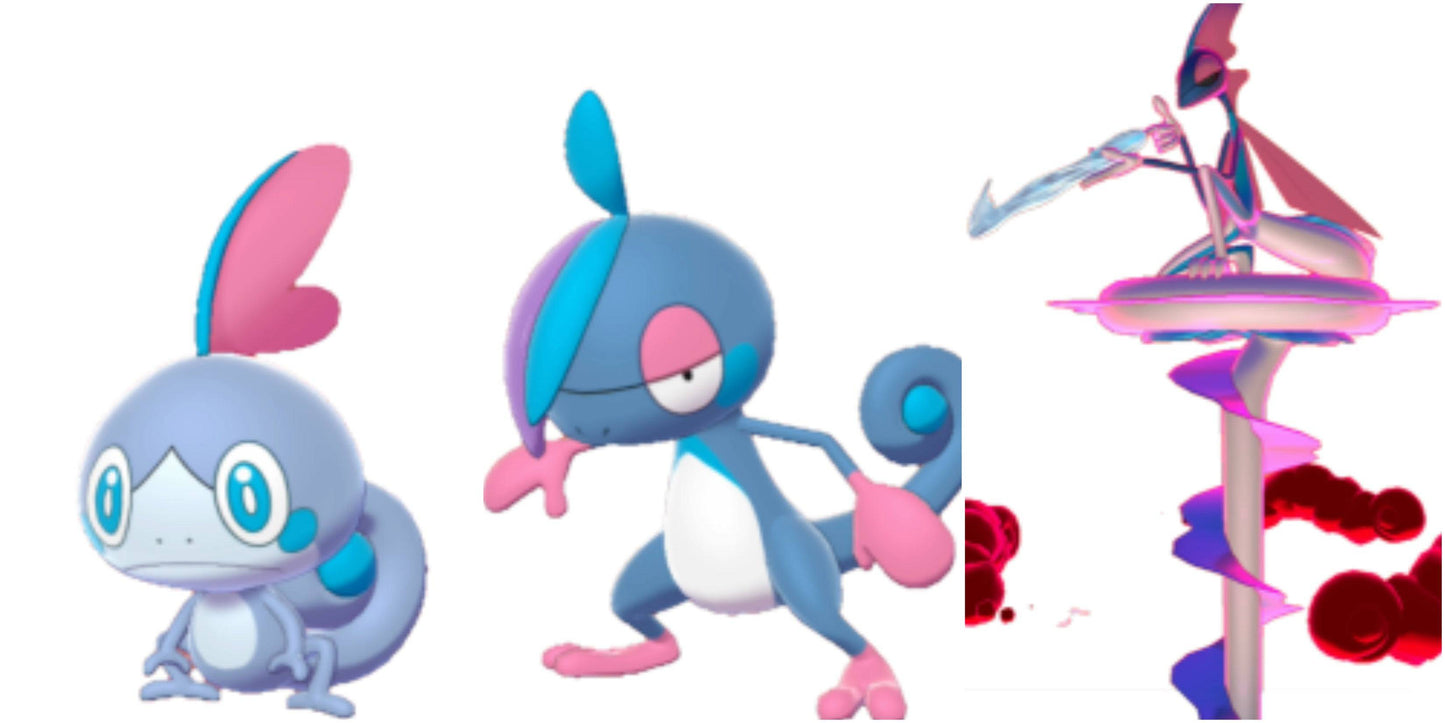 Pokemon Sword and Shield Sobble Evolution Bundle 6IV-EV Trained - Pokemon4Ever