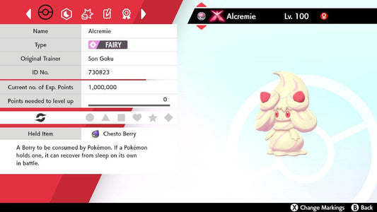 Pokemon Sword and Shield Gigantamax Alcremie 6IV-EV Trained - Pokemon4Ever