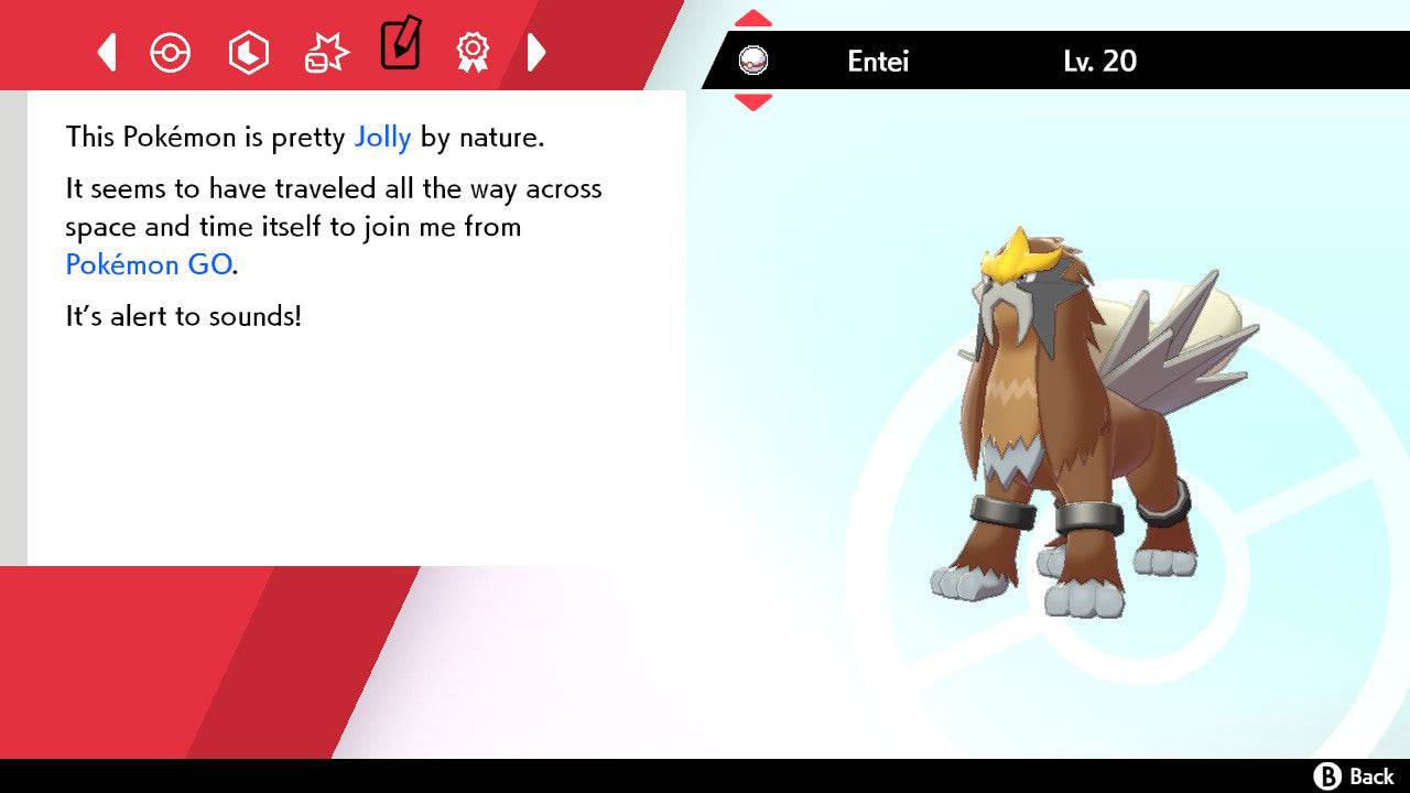 Pokemon Sword and Shield Ultra Shiny Entei 6IV-EV Trained - Pokemon4Ever