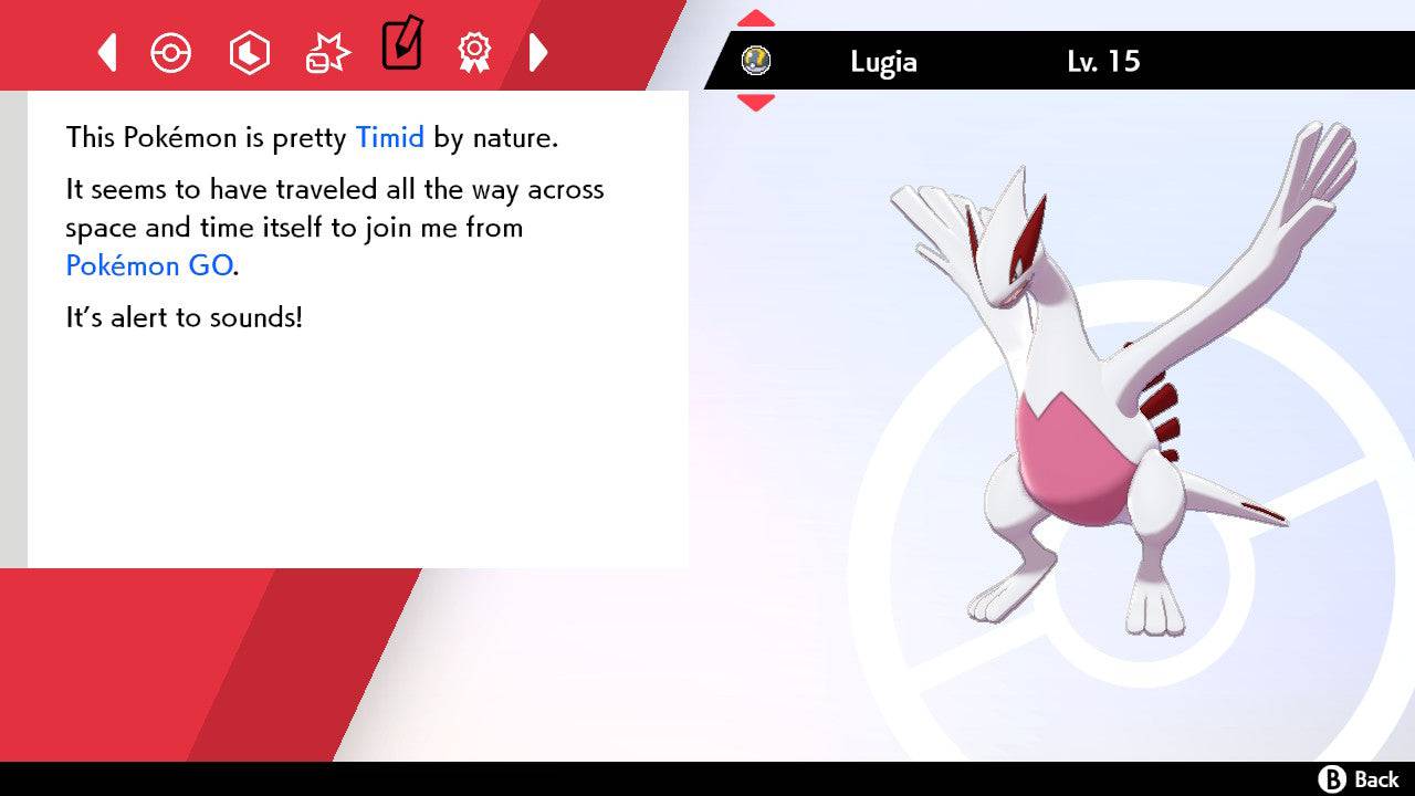 Pokemon Sword and Shield Ultra Shiny Lugia 6IV-EV Trained - Pokemon4Ever