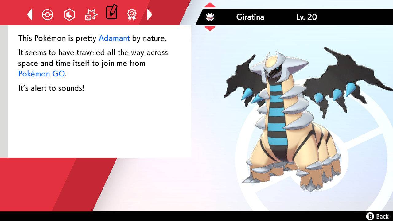 Pokemon Sword and Shield Ultra Shiny Giratina 6IV-EV Trained - Pokemon4Ever