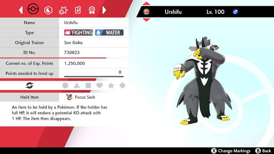 Pokemon Sword and Shield Rapid Strike Urshifu 6IV-EV Trained - Pokemon4Ever