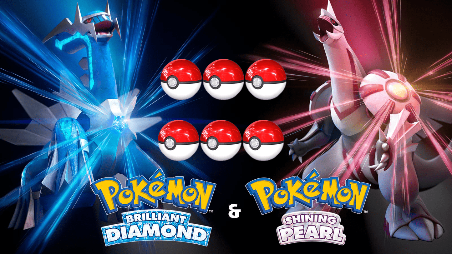 6 Custom Pokemon Bundle 6IV-EV Trained Pokemon Brilliant Diamond and Shining Pearl - Pokemon4Ever