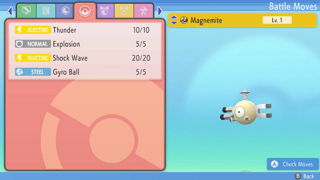 Pokemon Brilliant Diamond and Shining Pearl Magnemite 6IV-EV Trained - Pokemon4Ever