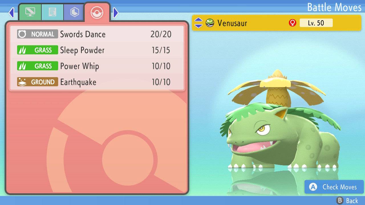 Pokemon Brilliant Diamond and Shining Pearl Venusaur 6IV-EV Trained - Pokemon4Ever