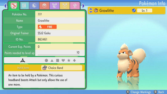 Pokemon Brilliant Diamond and Shining Pearl Growlithe 6IV-EV Trained - Pokemon4Ever