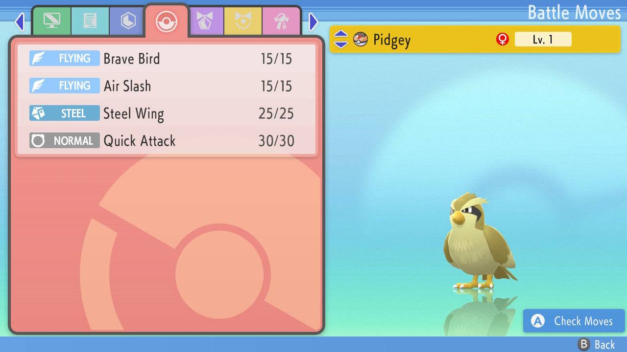 Pokemon Brilliant Diamond and Shining Pearl Pidgey 6IV-EV Trained - Pokemon4Ever