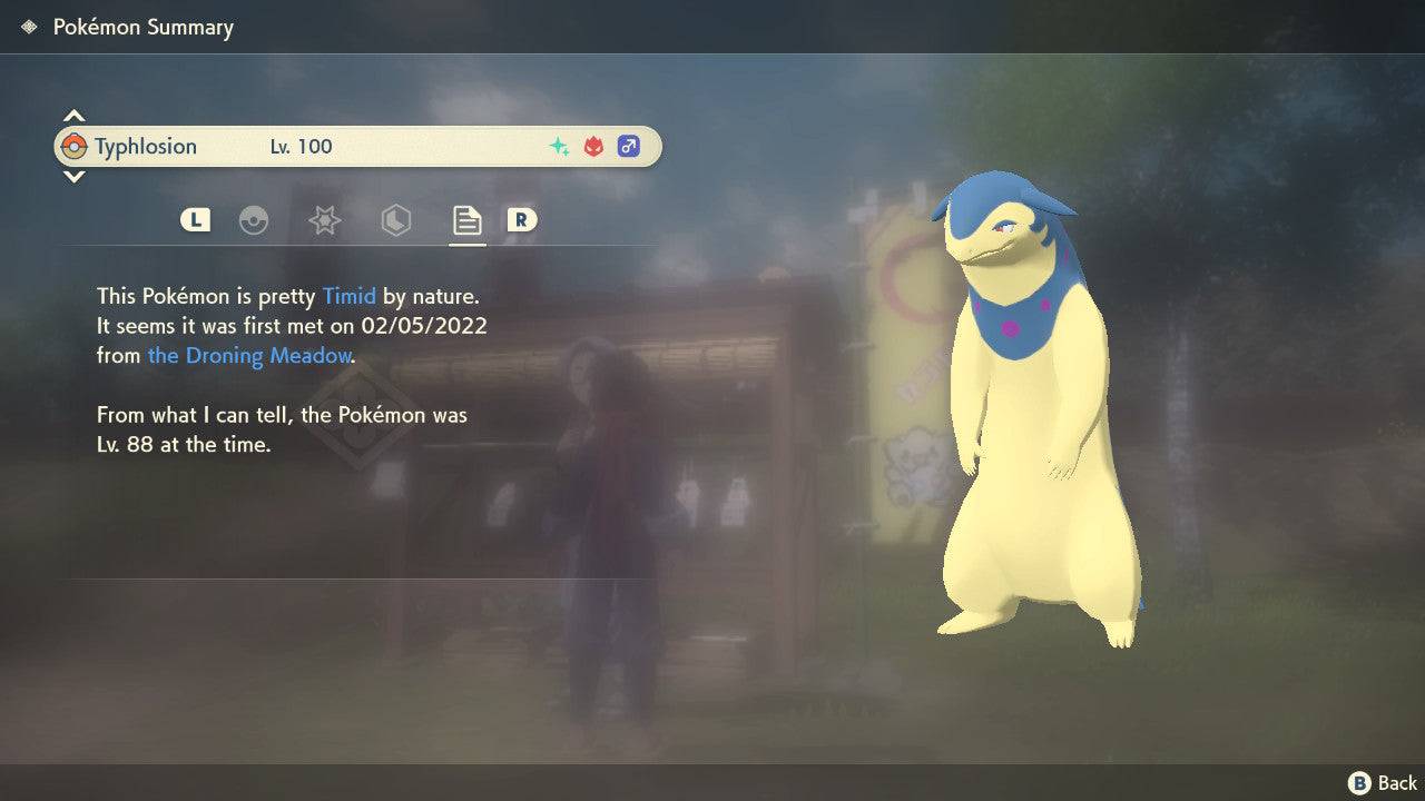 Pokemon Legends: Arceus Shiny Alpha Hisuian Typhlosion Max Effort Levels 6IV-EV Trained - Pokemon4Ever