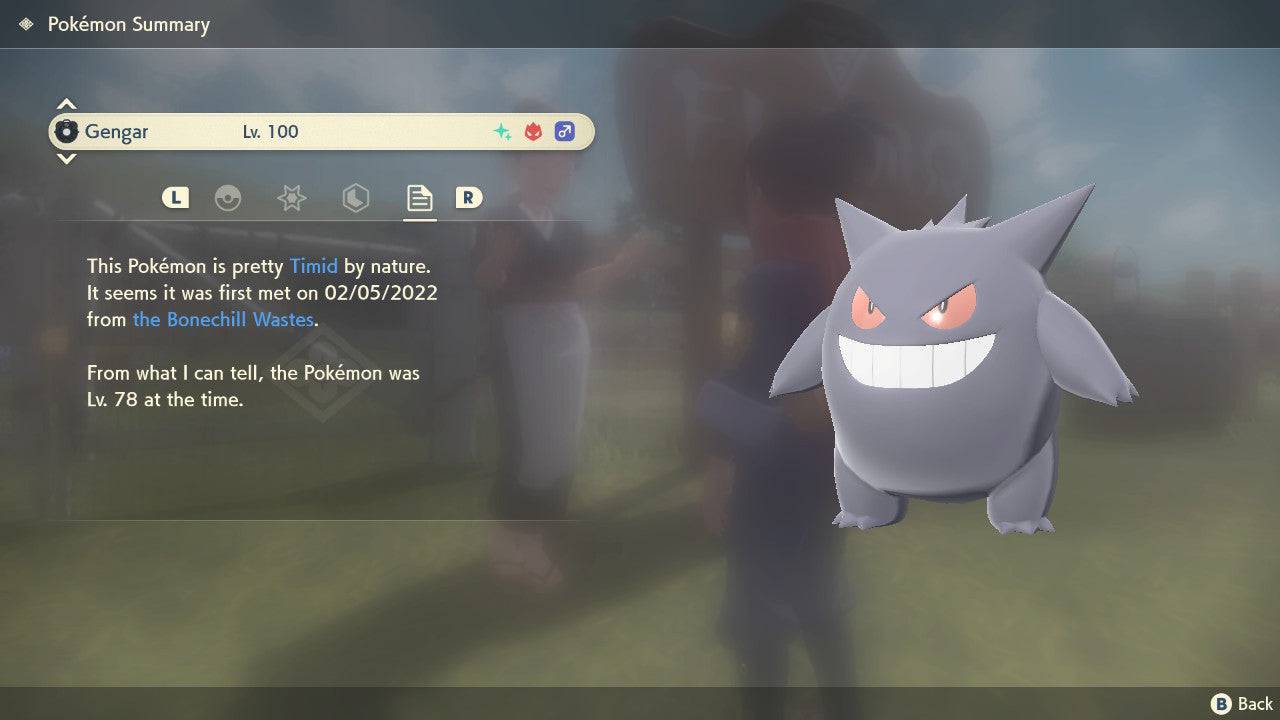 Pokemon Legends: Arceus Shiny Alpha Gengar Max Effort Levels 6IV-EV Trained - Pokemon4Ever