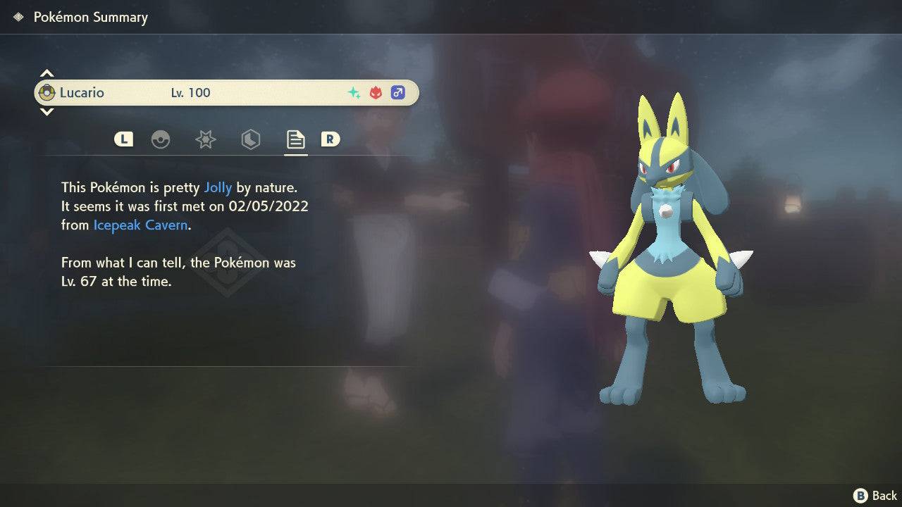 Pokemon Legends: Arceus Shiny Alpha Lucario Max Effort Levels 6IV-EV Trained - Pokemon4Ever